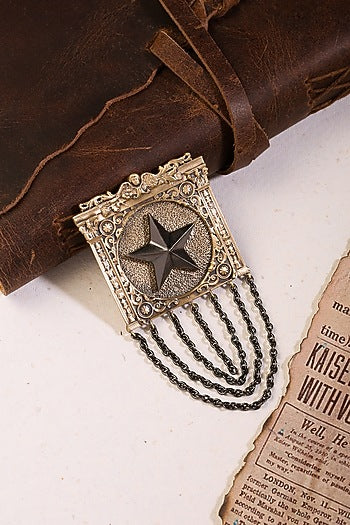 Dual Toned Handcrafted Merit Brooch