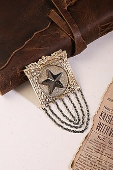 Dual Toned Handcrafted Merit Brooch