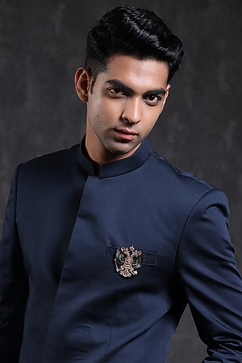 Dual Toned State Emblem Brooch