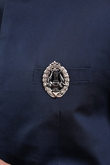 Dual Toned Russian Badge Brooch
