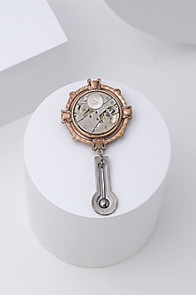 Dual Toned Pendulum Brooch