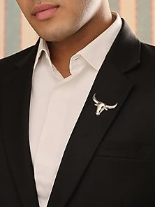 Silver Brass Brooch (Set of 3)