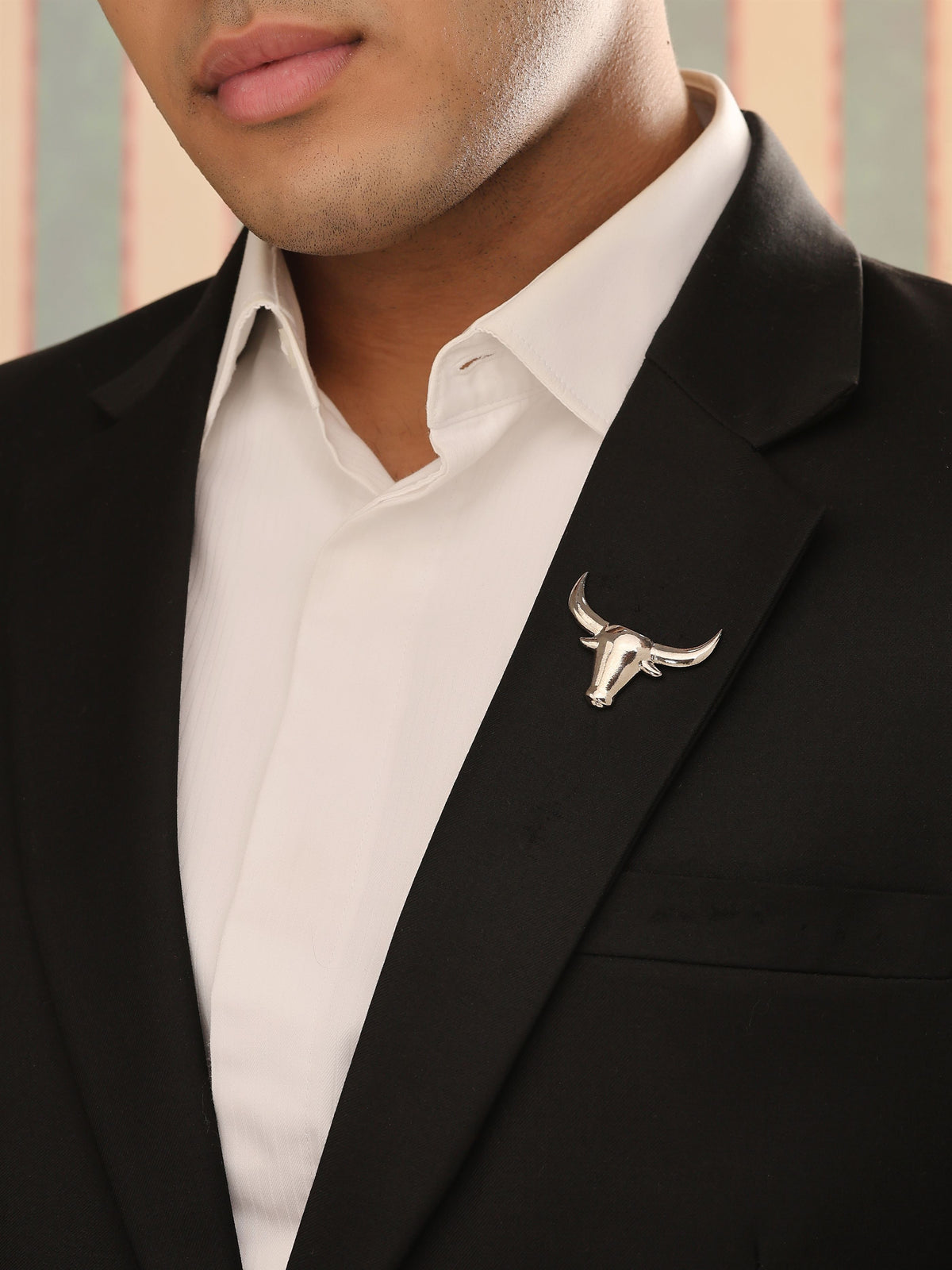 Silver Brass Brooch (Set of 3)