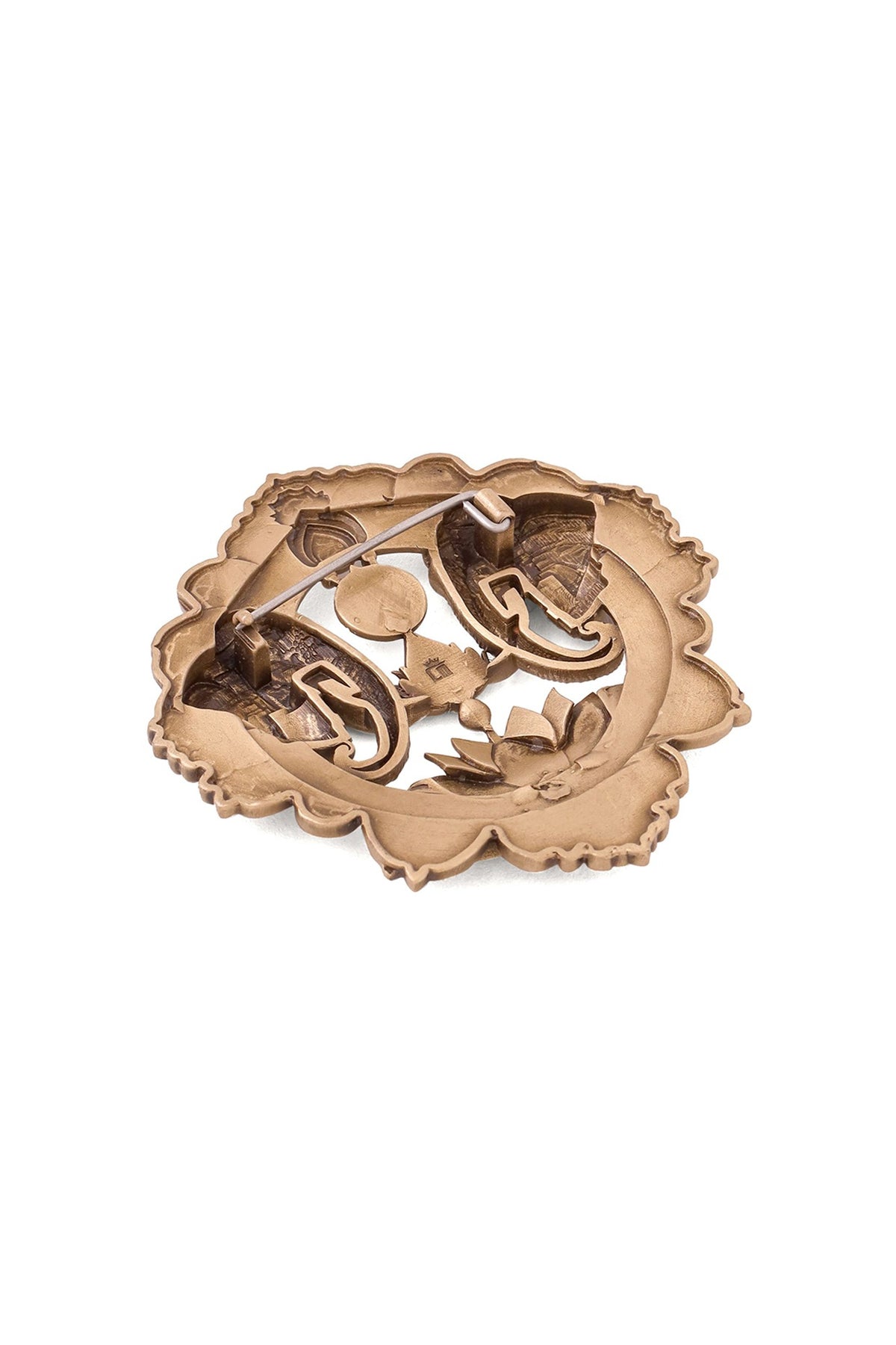 Antique Gold Royal Wild Brooch