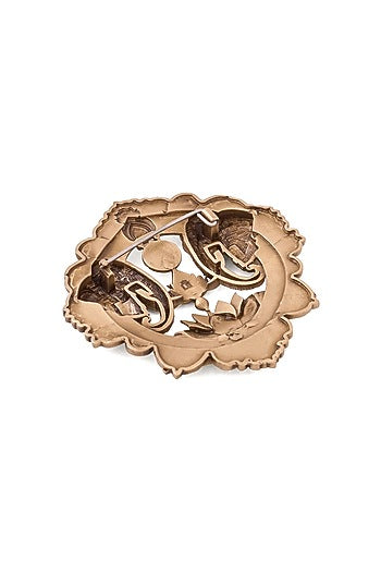Antique Gold Royal Wild Brooch