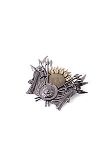 Two-Tone Finish Majestic Brooch