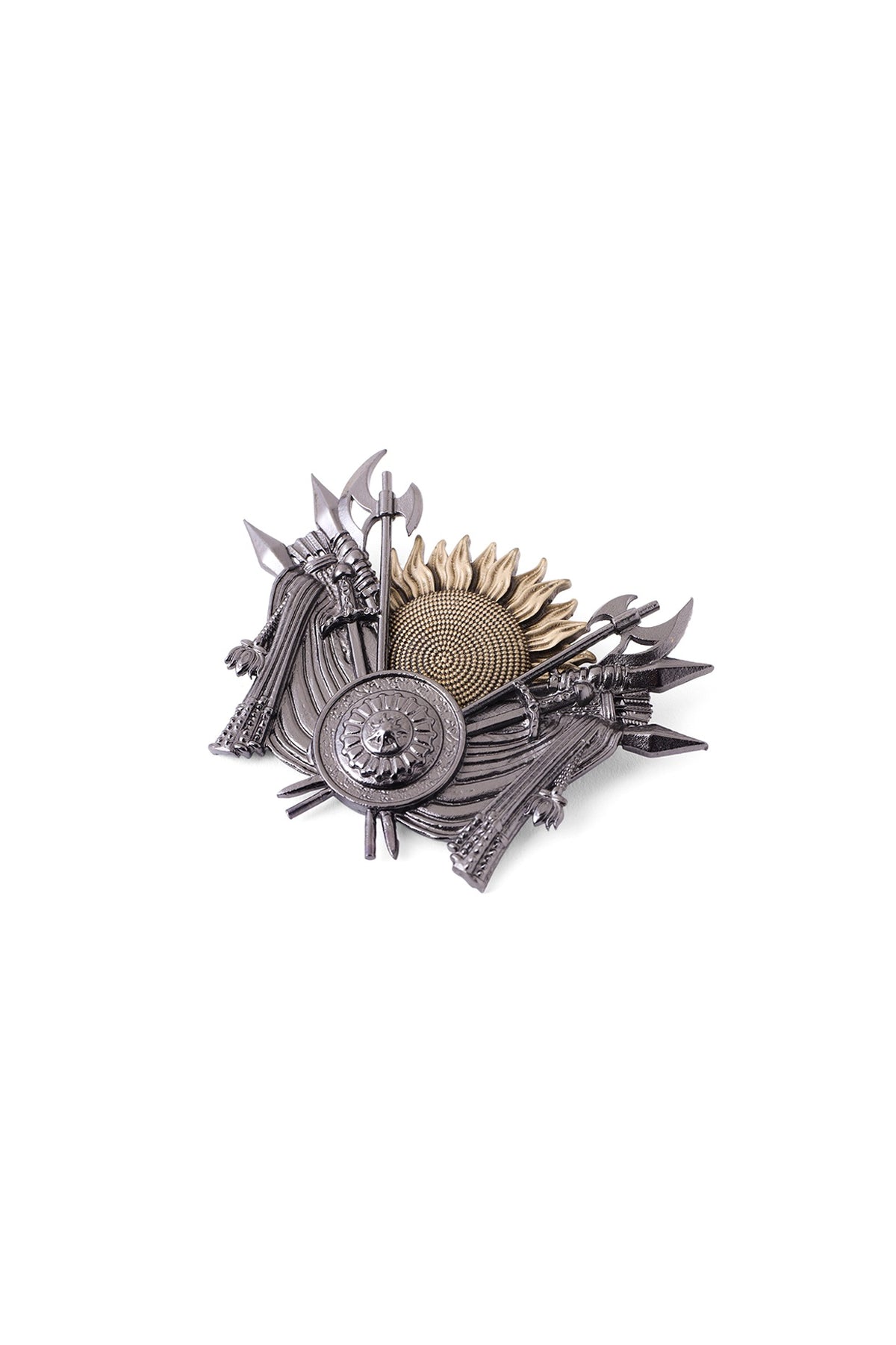 Two-Tone Finish Majestic Brooch