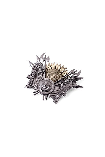 Two-Tone Finish Majestic Brooch