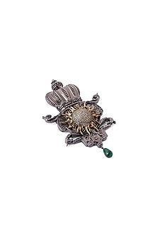 Two-Toned Finish Shining Glory Brooch