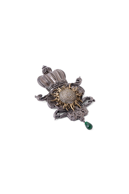 Two-Toned Finish Shining Glory Brooch