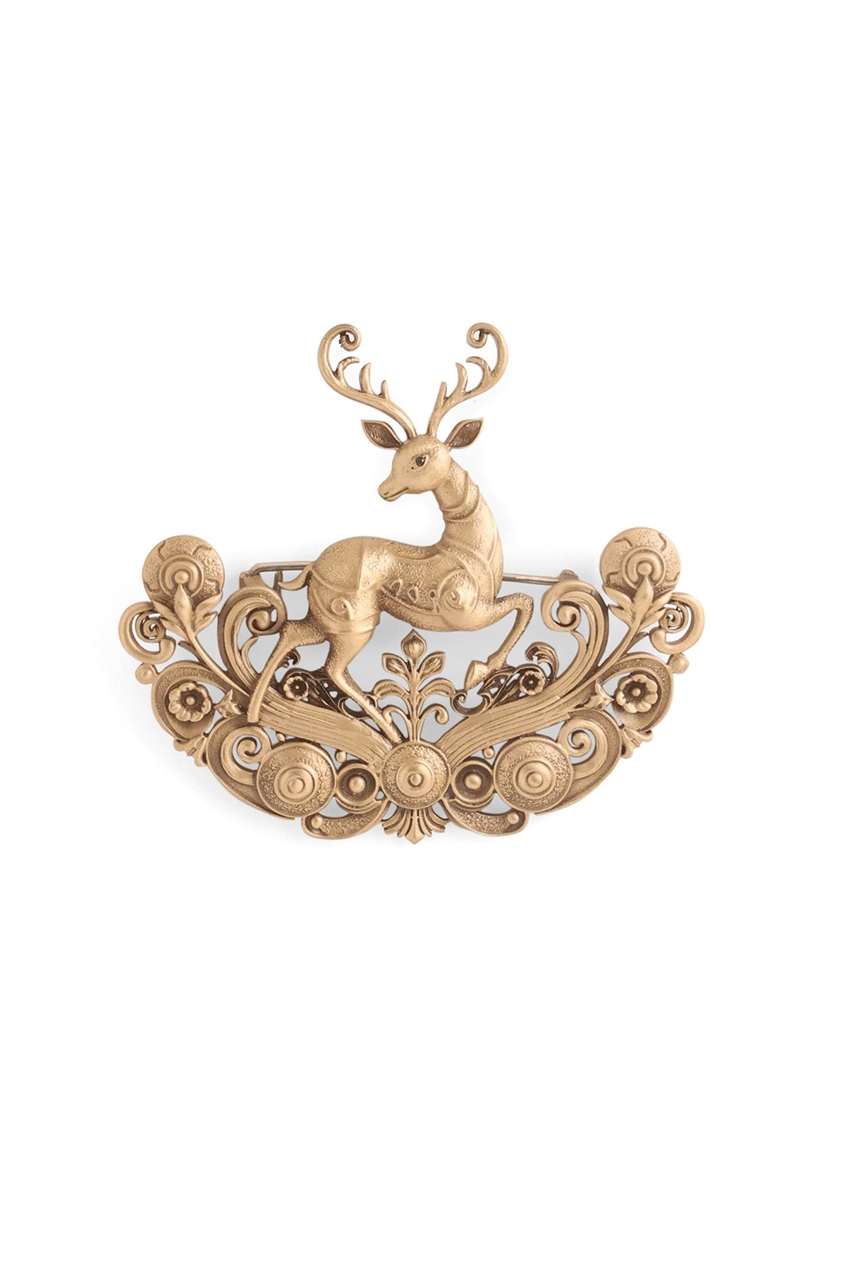Antique Gold Royal Mrig Brooch