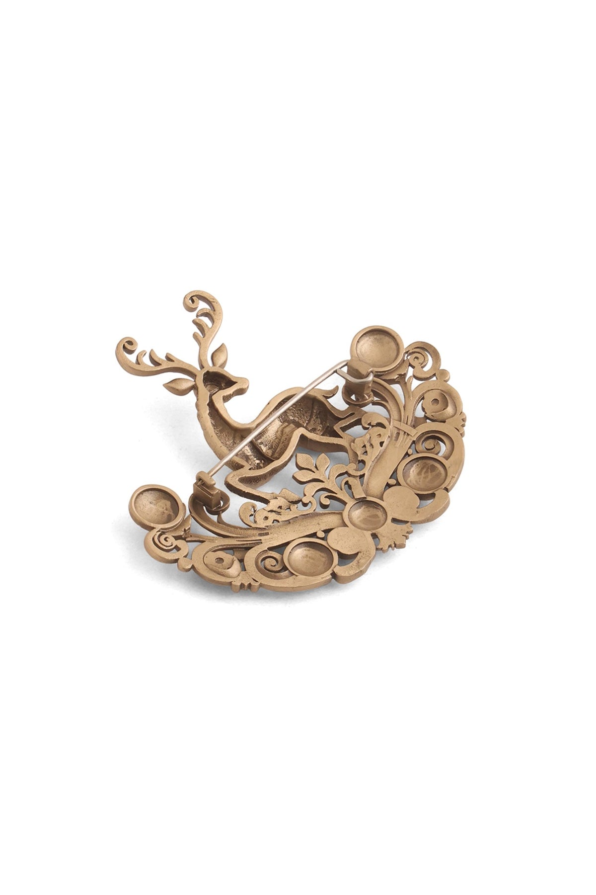 Antique Gold Royal Mrig Brooch