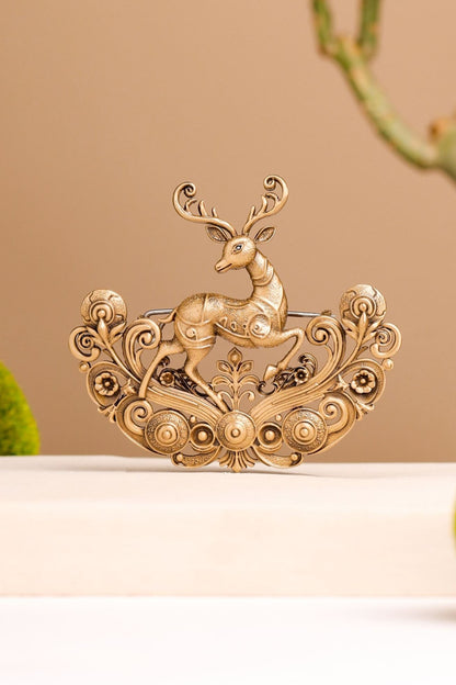 Antique Gold Royal Mrig Brooch