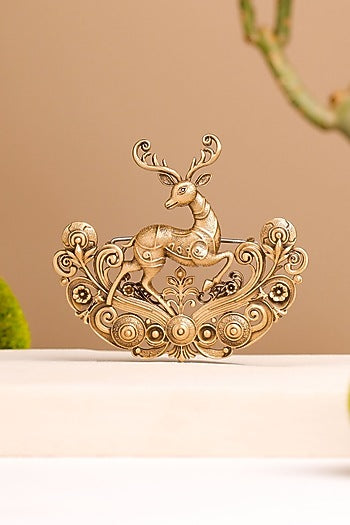 Antique Gold Royal Mrig Brooch