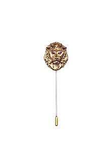 Antique Gold Maharaja Brooch Set