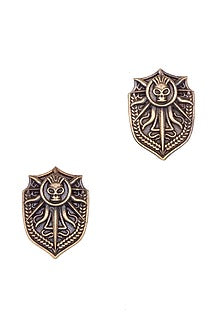 Antique Gold Musahi Brooch Set