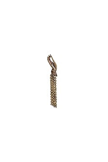 Antique Gold Brass Buddha Mudra Brooch