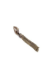 Antique Gold Brass Buddha Mudra Brooch