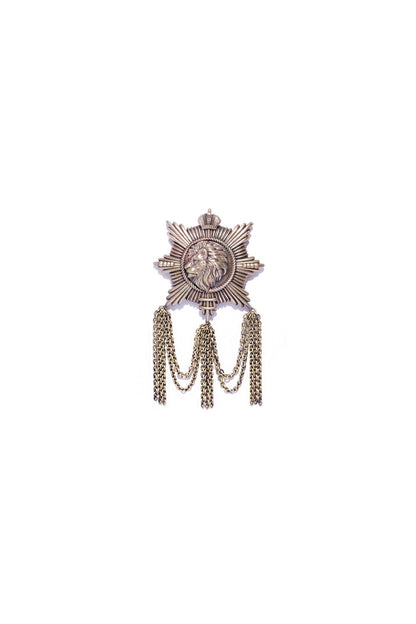 Antique Gold Lion Brooch