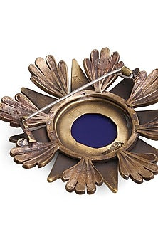 Antique Gold Coin Brooch