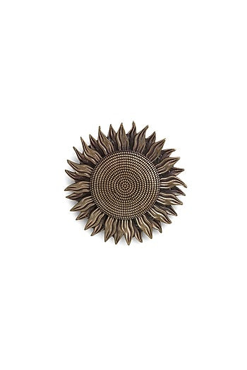 Antique Gold Throne Cufflinks With Brooch