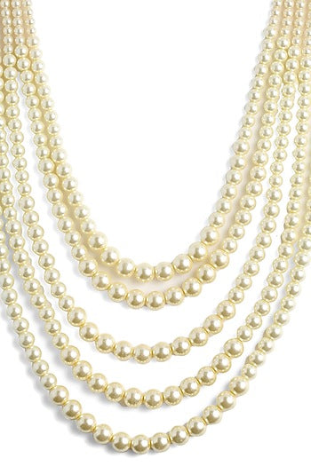 Gold Plated Rose Quartz Pendant Mala