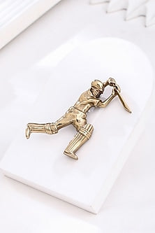 Gold Brass Brooch