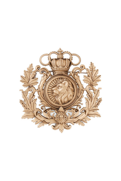Oxidised Antique Gold Imperial Guardian Brooch