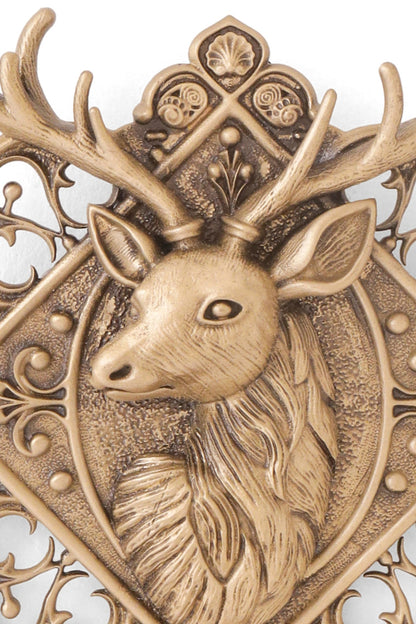 Oxidised Antique Gold Brass Brooch
