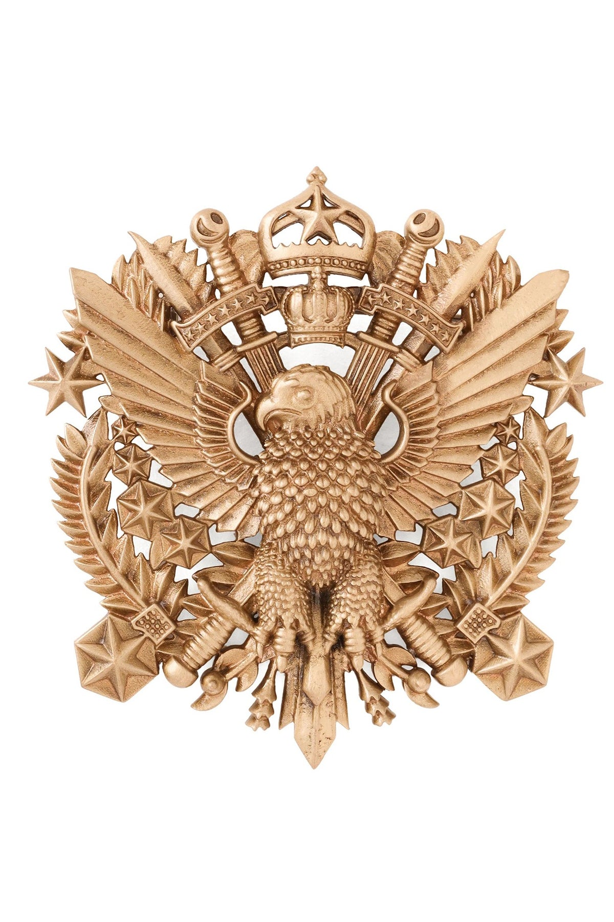 Oxidised Antique Gold Brass Brooch