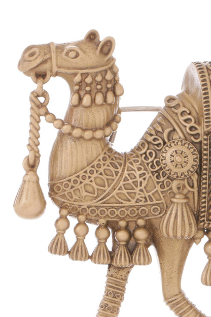Oxidised Antique Gold Brass Brooch