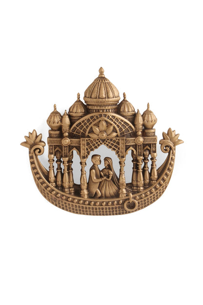 Oxidised Antique Gold Brass Brooch