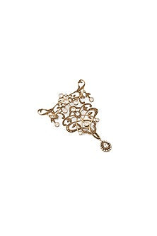 Gold Brass Brooch