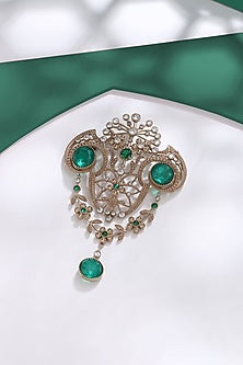 Gold Brass Brooch