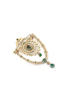 Gold Brass Brooch