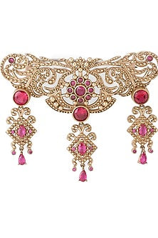 Gold Brass Brooch