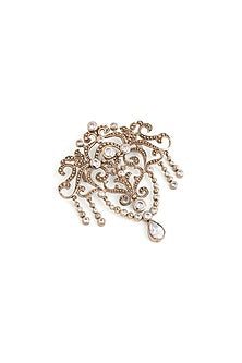 Gold Brass Brooch