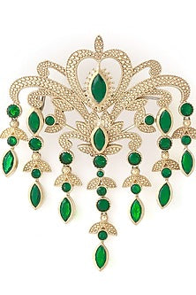 Gold Brass Brooch