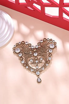 Gold Brass Brooch