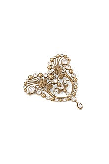 Gold Brass Brooch