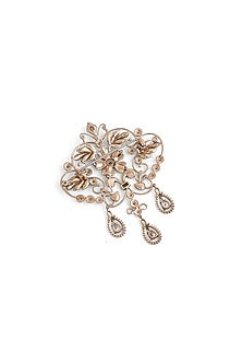 Gold Brass Brooch