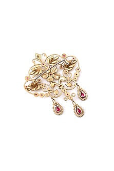 Gold Brass Brooch