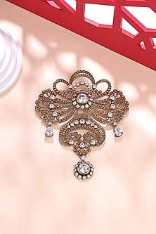 Gold Brass Brooch