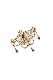 Gold Brass Brooch