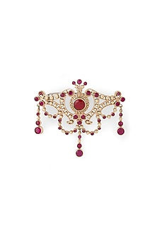 Gold Brass Brooch