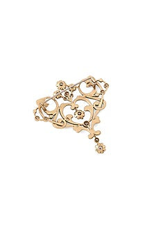 Gold Brass Brooch