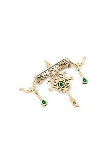 Gold Brass Brooch