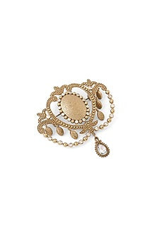 Gold Brass Brooch