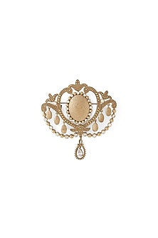 Gold Brass Brooch