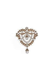 Gold Brass Brooch
